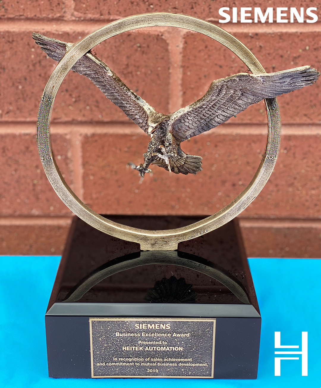 Heitek receives it's 3rd Siemens Bronze Eagle Award! Heitek Automation